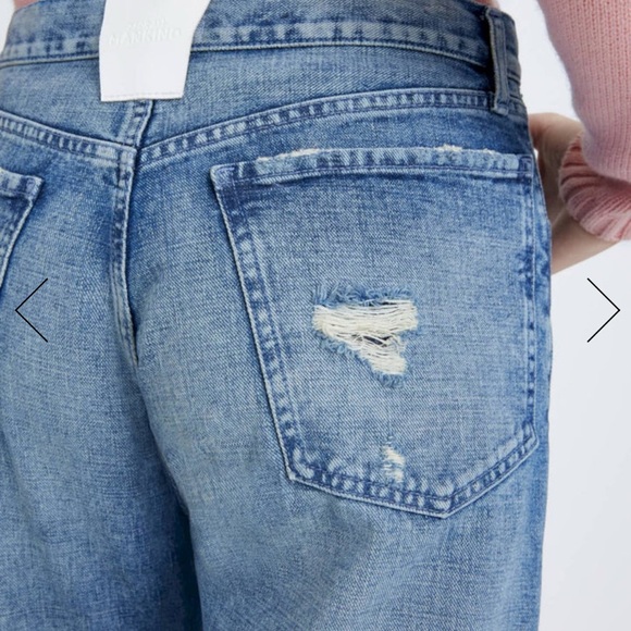 7 For All Mankind Women's Straight Leg Jeans - Blue - Picture 11 of 11